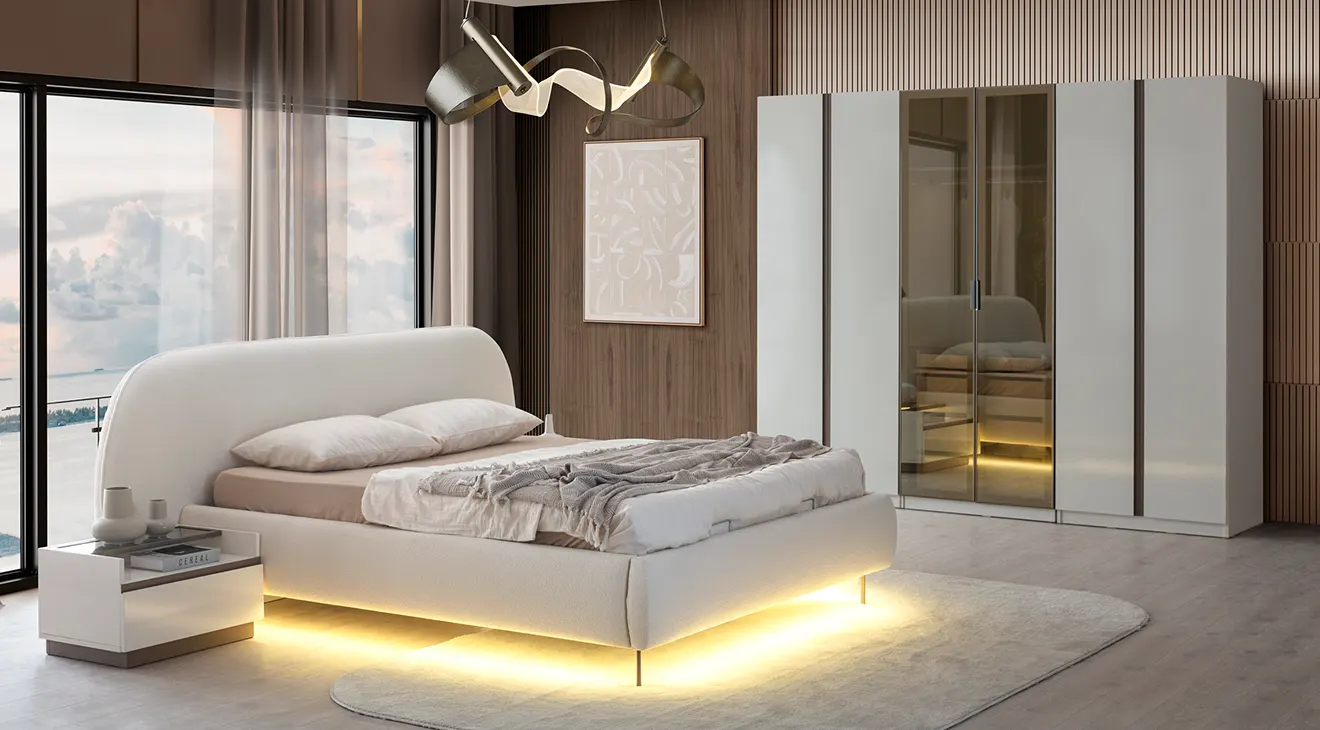 Bellat 6 Kapaklı Yatak Odası Takımı